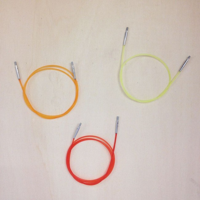 Knit Pro Agujas circulares normales intercambiables Symfonie de 0.148 in,  multicolor